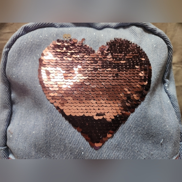 Joe Fresh heart bags backpack purse - Picture 5 of 6